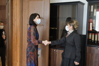Посланик Десислава Иванова се срещна с председателя на Комисията по европейска интеграция в парламента на Грузия Мака Бочоришвили  